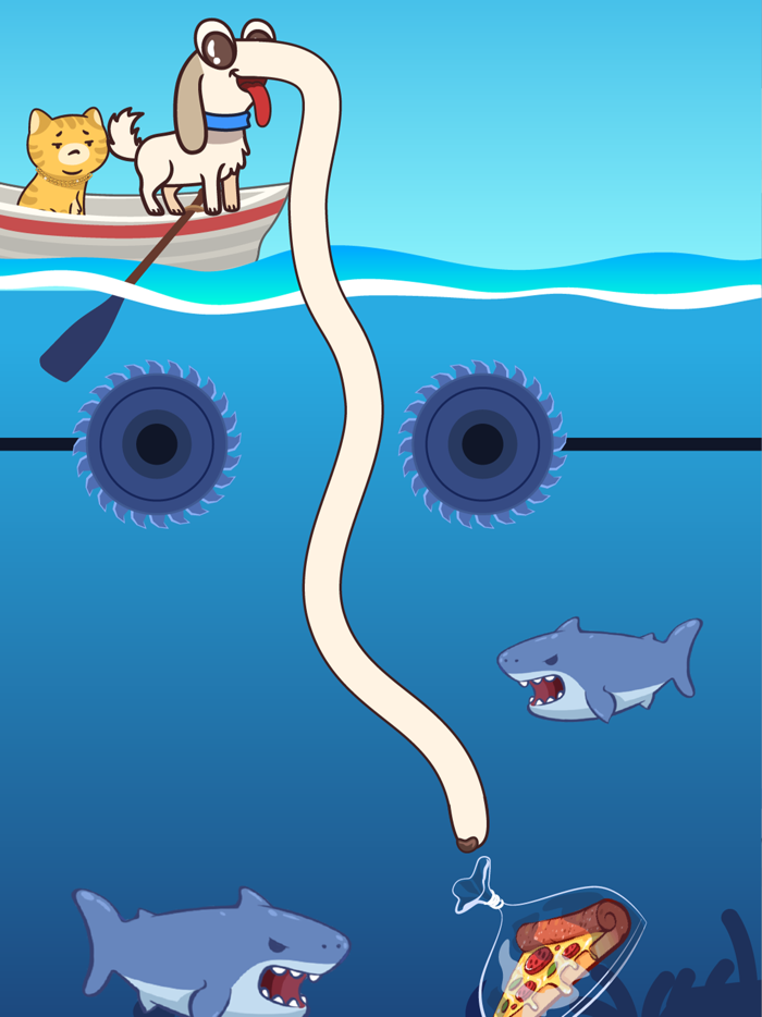 Long Nose Dog Draw To Eat