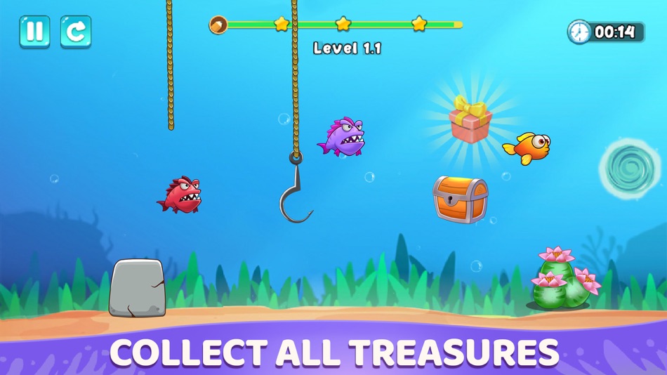 #2. Fish Journey: Draw to Save (iOS) 由: TIGER GAMES JSC