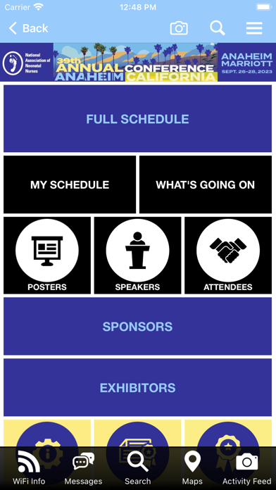 NANN Annual Conferences Screenshot