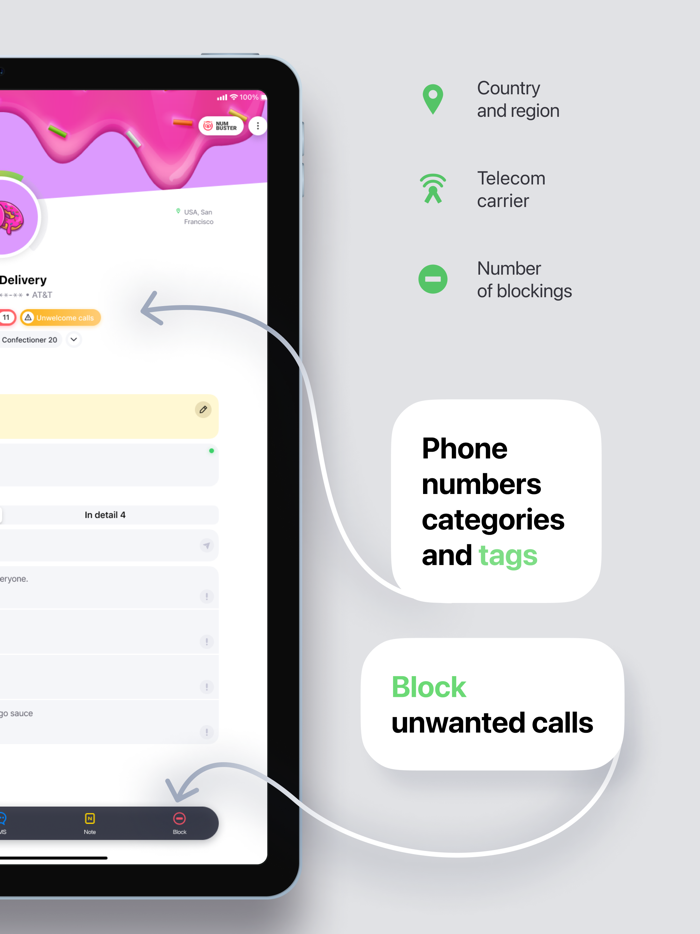 NumBuster. Real Caller Name ID