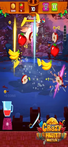 Game screenshot Crazy Juice Fruit Cutting Game apk