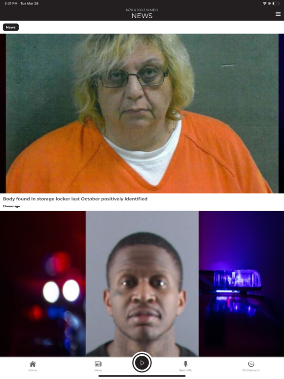 1470 & 100.3 WMBD iPad screenshot 3 - News app