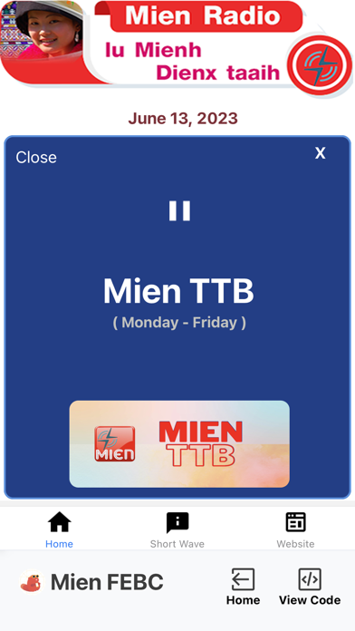 Mien Radio Screenshot