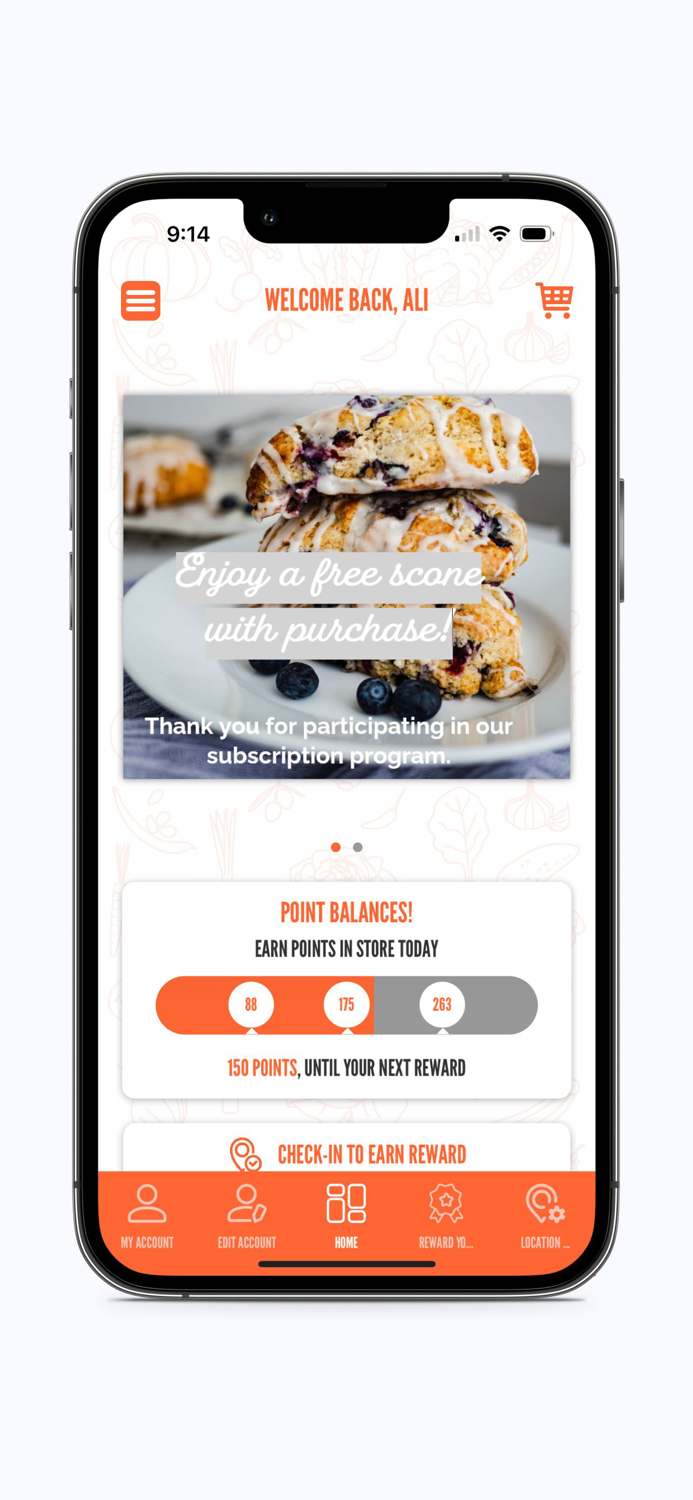 Paytronix Cafe Rewards