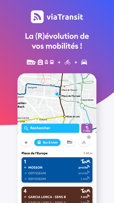 viaTransit Screenshot