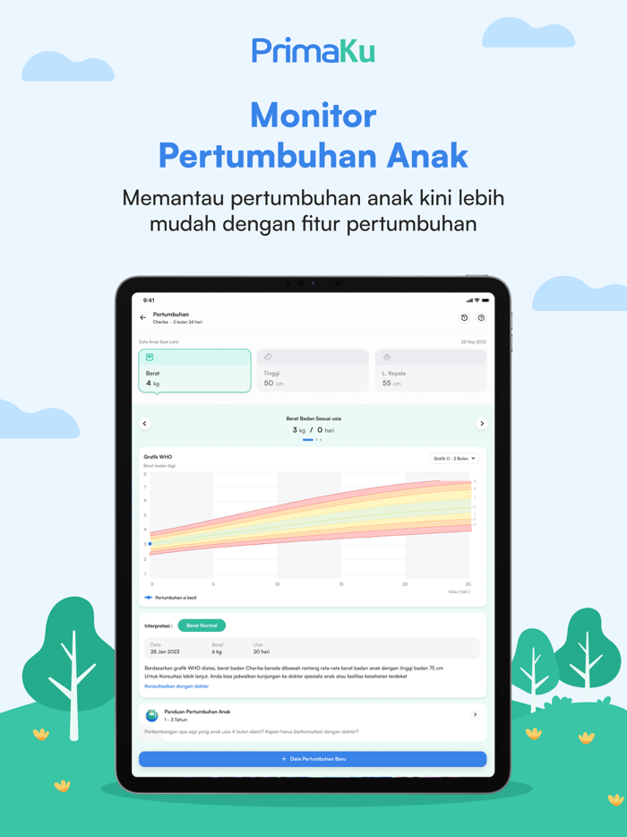 PrimaKu - Cek Pertumbuhan Anak