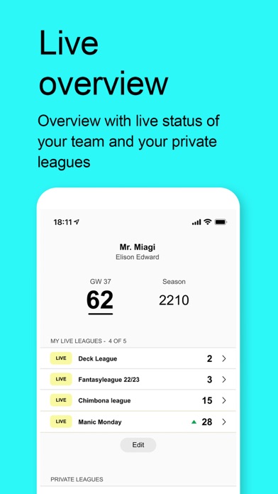 FPL.Live - Fantasy Football Screenshot