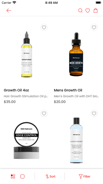 Screenshot 3 of KED HAIRCARE App