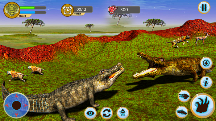 Crocodile Attack Wild Sim Game