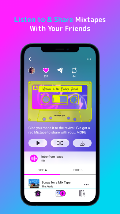 Mixtape Social Music Screenshot