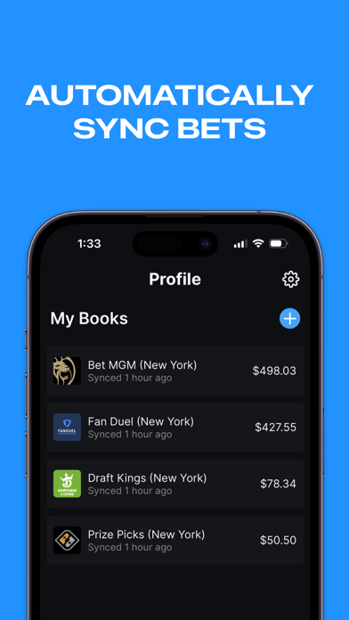 Sports Bet Tracker Screenshot