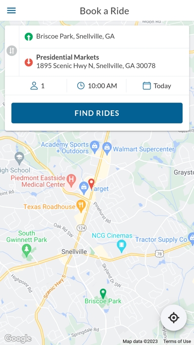 Ride Gwinnett Screenshot