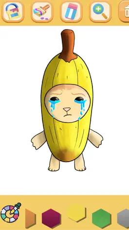 Game screenshot Banana Cat Coloring Book hack