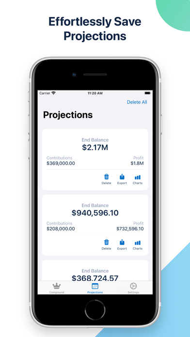 iCompound - Financial Freedom Screenshot