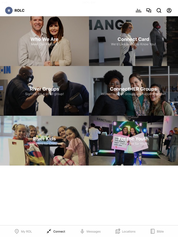 River of Life Church Mobile iPad screenshot 2 - Lifestyle app