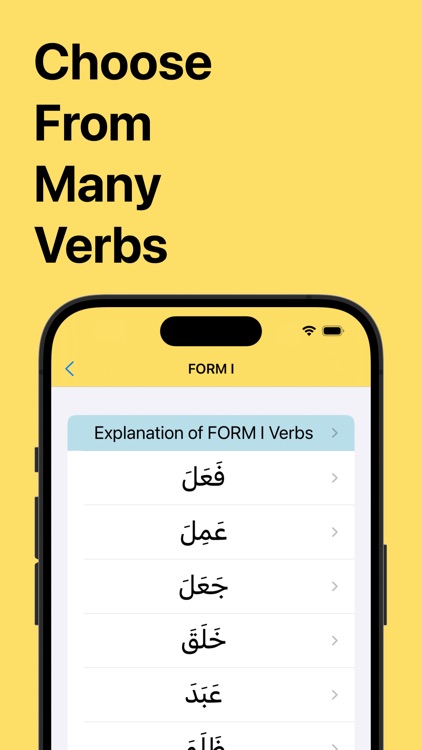 Arabic Sarf Morphology