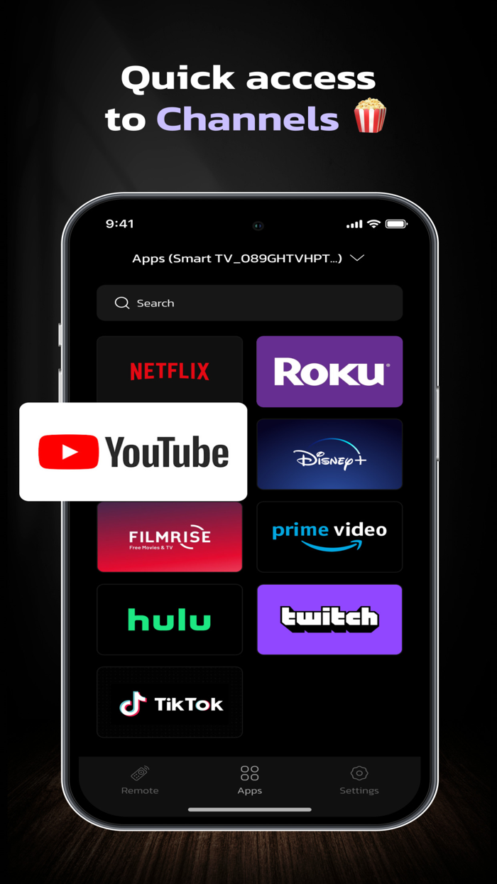 AI TV Remote Control for WebOS