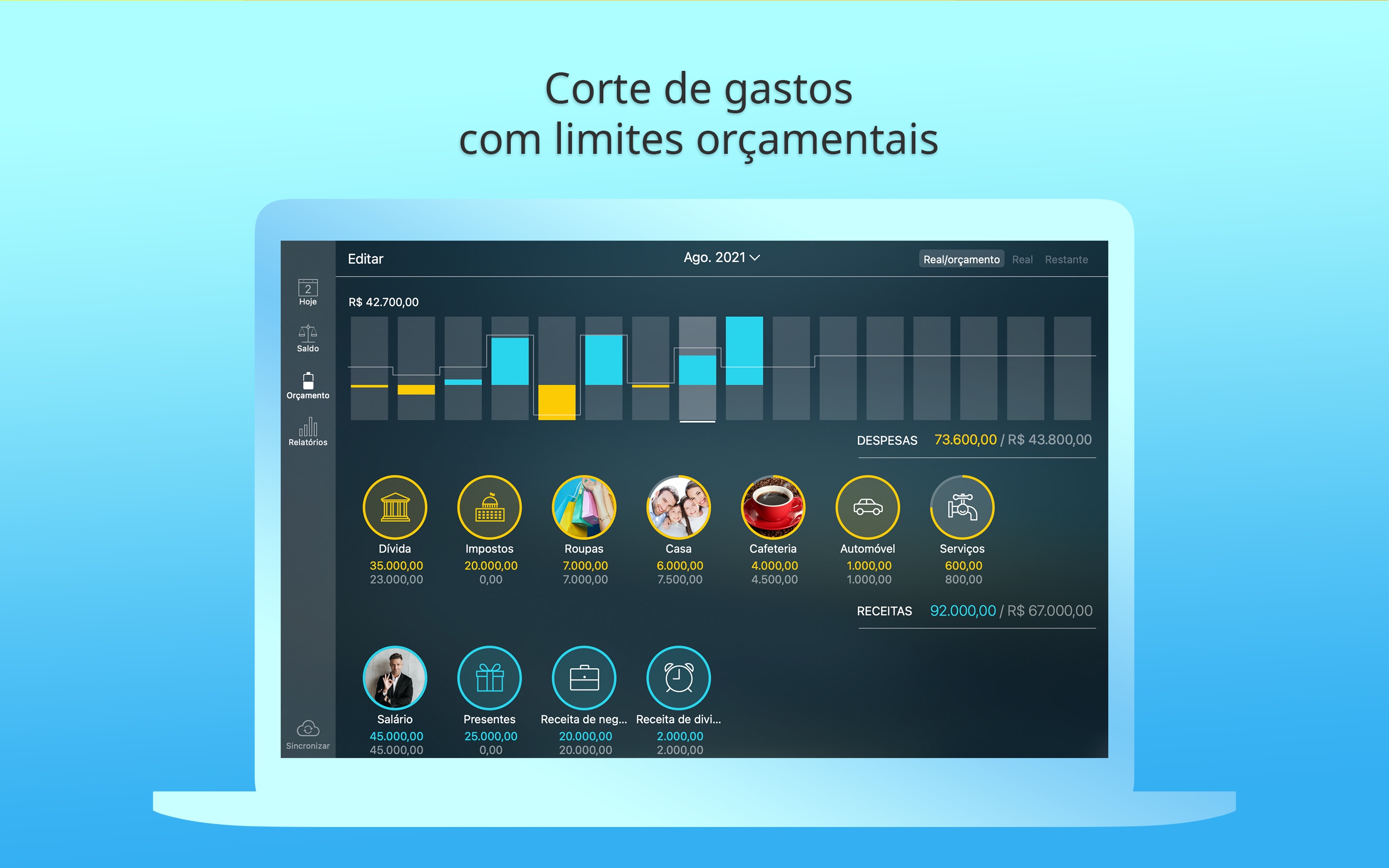 Screenshot do app Money Pro: Finanças Pessoais