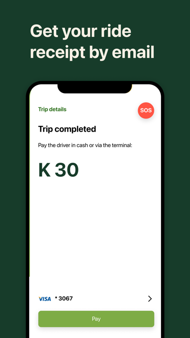 ZIZA Taxi Booking: Zambian Pro Screenshot