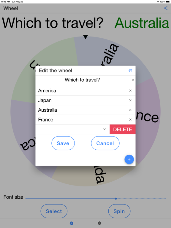 App screenshot