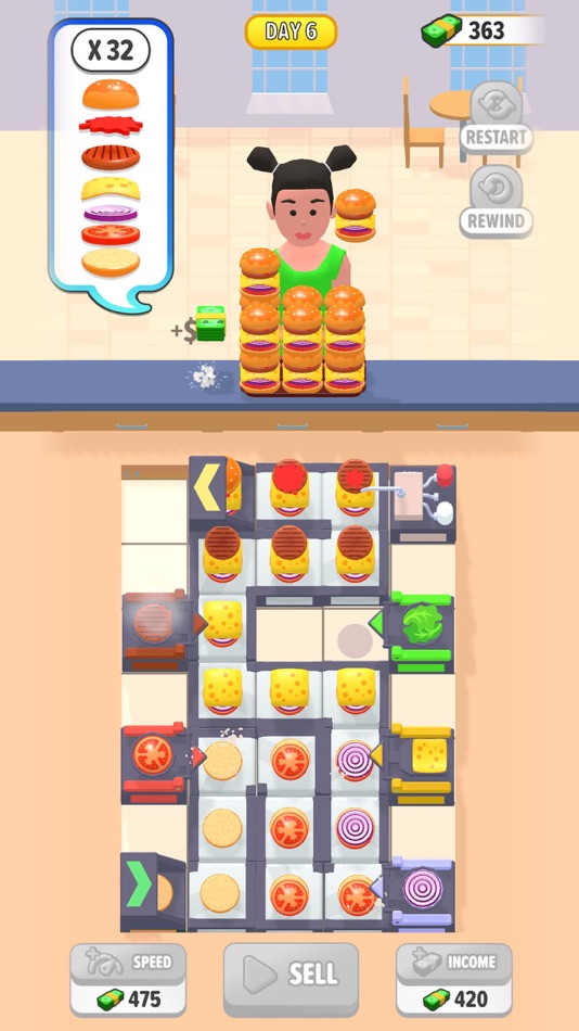 #5. Burger Factory Idle (iOS) 由: Core Game Studio