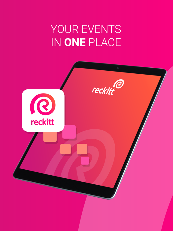 Reckitt Events App iPad screenshot 1 - Business app