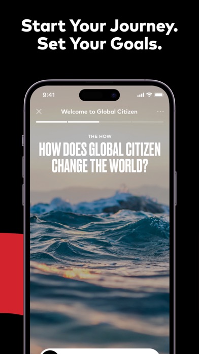 Global Citizen: Take Action Screenshot