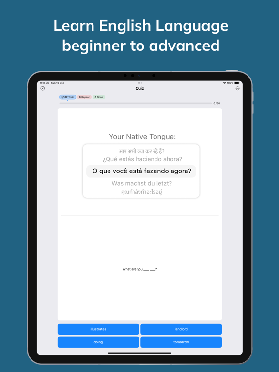 Screenshot #4 pour English Language Learning App