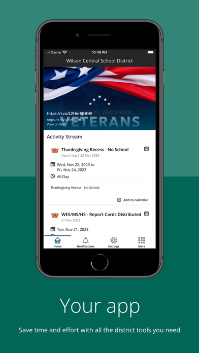 Wilson Central School District Screenshot