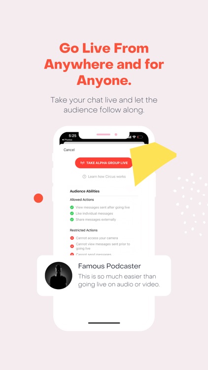 Circus - Live Group Chat screenshot-3