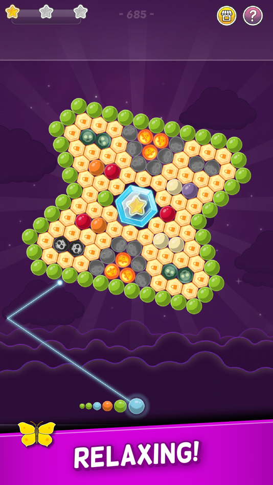 #4. Bubble Cloud: Spinning Match-3 (iOS) Bởi: Valas Media
