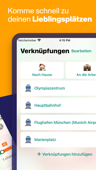 U-Bahn München - Karte & Route