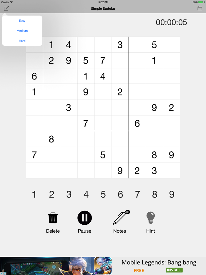 Sudoku - Classic Logic Puzzle