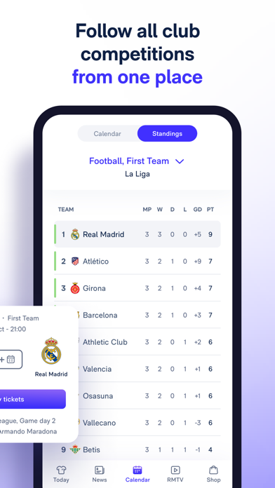 Real Madrid Official Screenshot