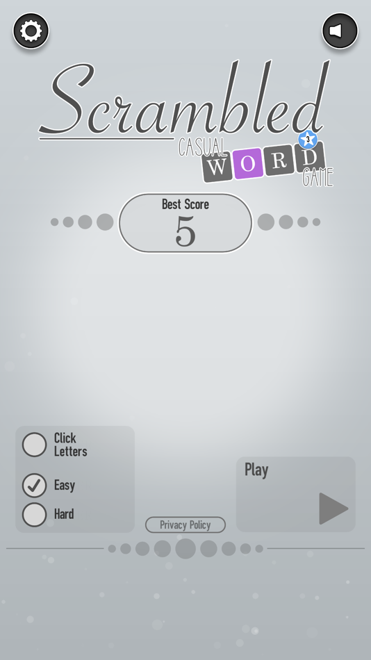 #1. Scrambled (iOS) 由: Wayne Perry