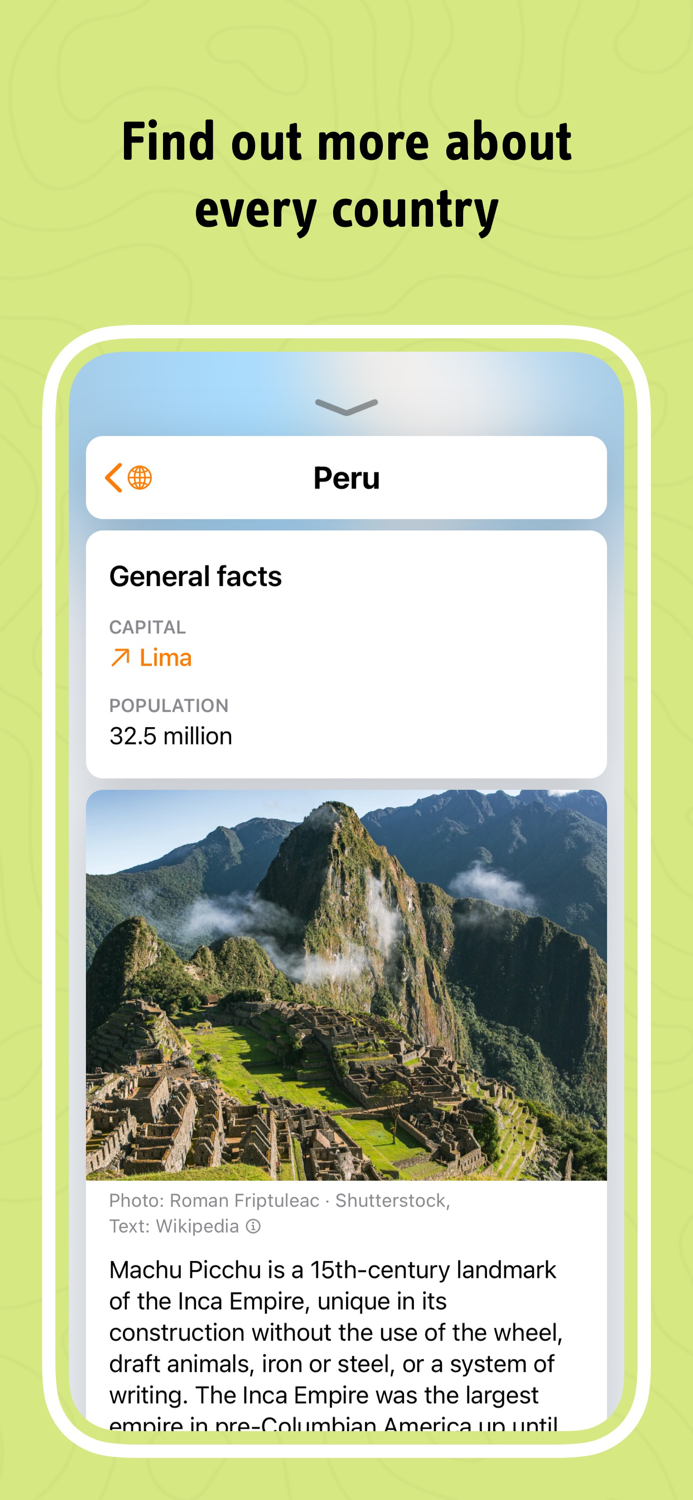 geotrainer Geography Map Quiz