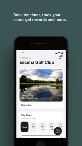 Game screenshot Escena Golf Club Tee Times mod apk