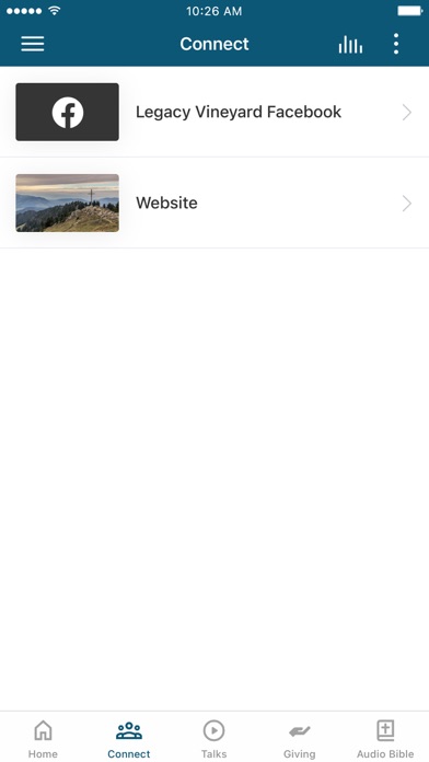 Legacy Vineyard Church Screenshot