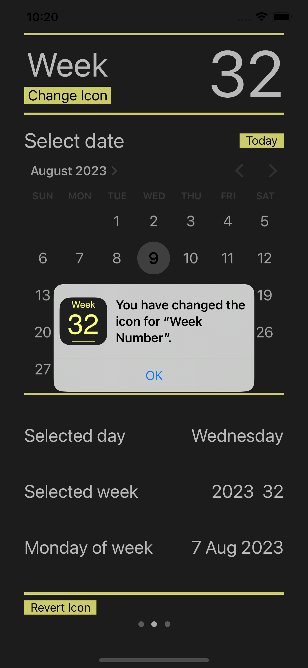 Week Number #