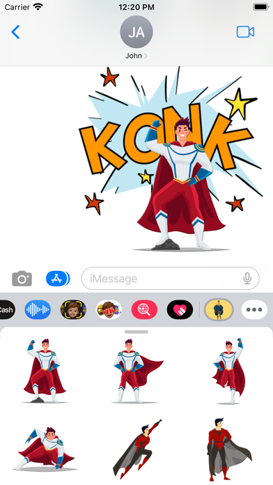 Screenshot #3 pour Comic Superhero Stickers