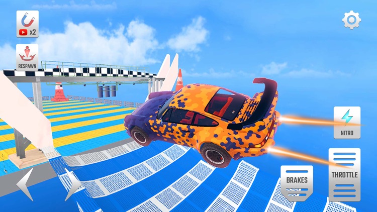 Mega Ramp Car Driving Game 3D screenshot-4