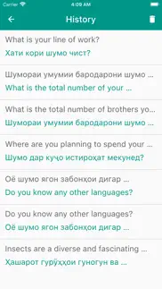 english tajik translator iphone screenshot 2