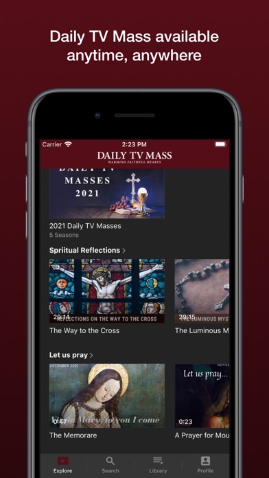 Daily TV Mass Screenshot