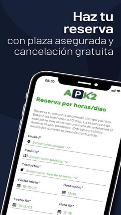 Aparcados - App para aparcar Screenshot