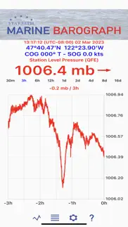 marine barograph iphone screenshot 1