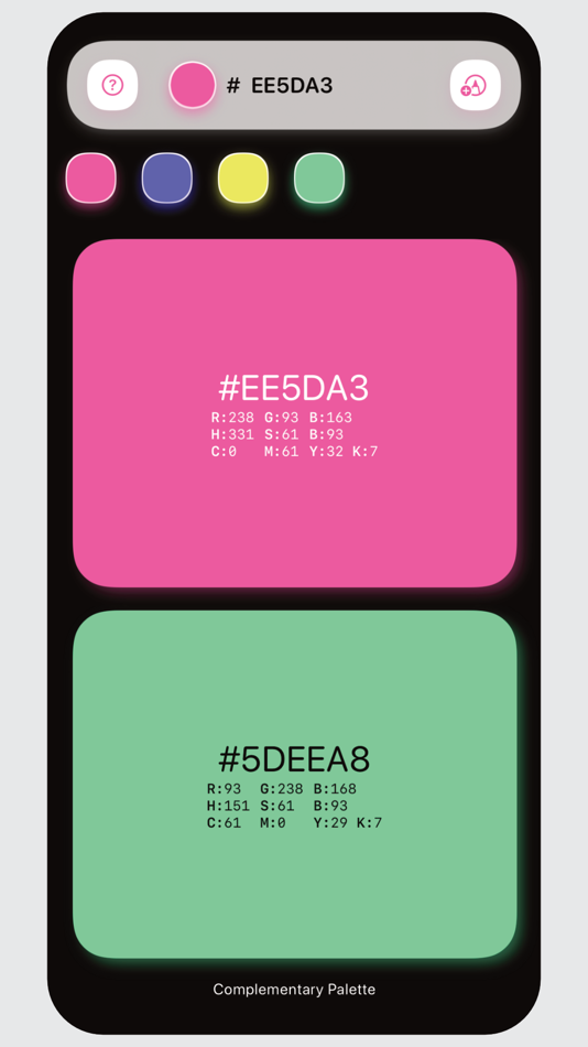 #1. Kulur Color Palettes generator (iOS) 由: Antonio Rodriguez Cia