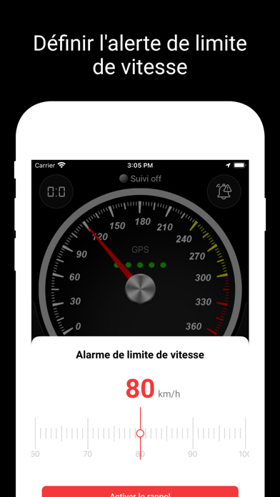 Screenshot #3 pour Compteur de vitesse GPS intell