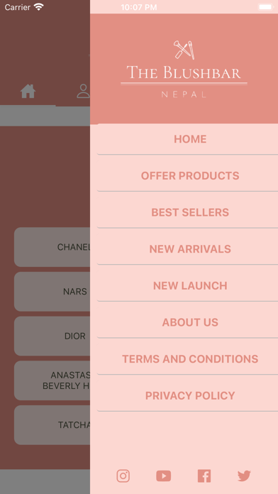 Blushbar Shop Screenshot