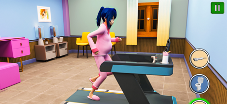 母亲生活模拟器游戏 23：怀孕妈妈婴儿模拟器 3D screenshot 1