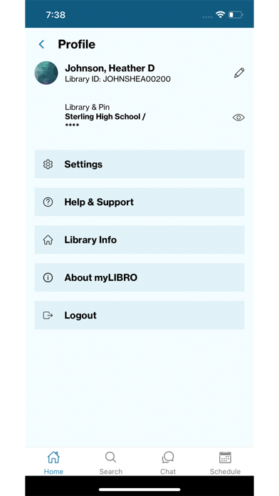 Rock River Library Consortium iPhone screenshot 7 - Book app